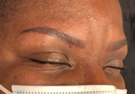 An After Photo of Microblading In Bellevue and Kirkland