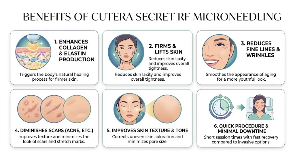 Benefits of Cutera Secret RF Microneedling